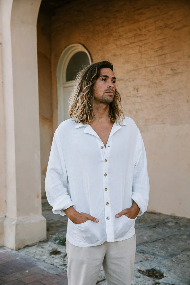 Palmer - Cotton Long Sleeve Shirt
