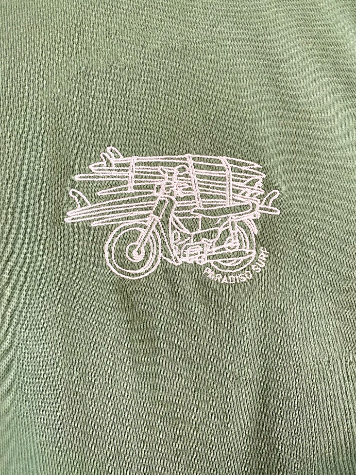 Embroidered Moped Tee