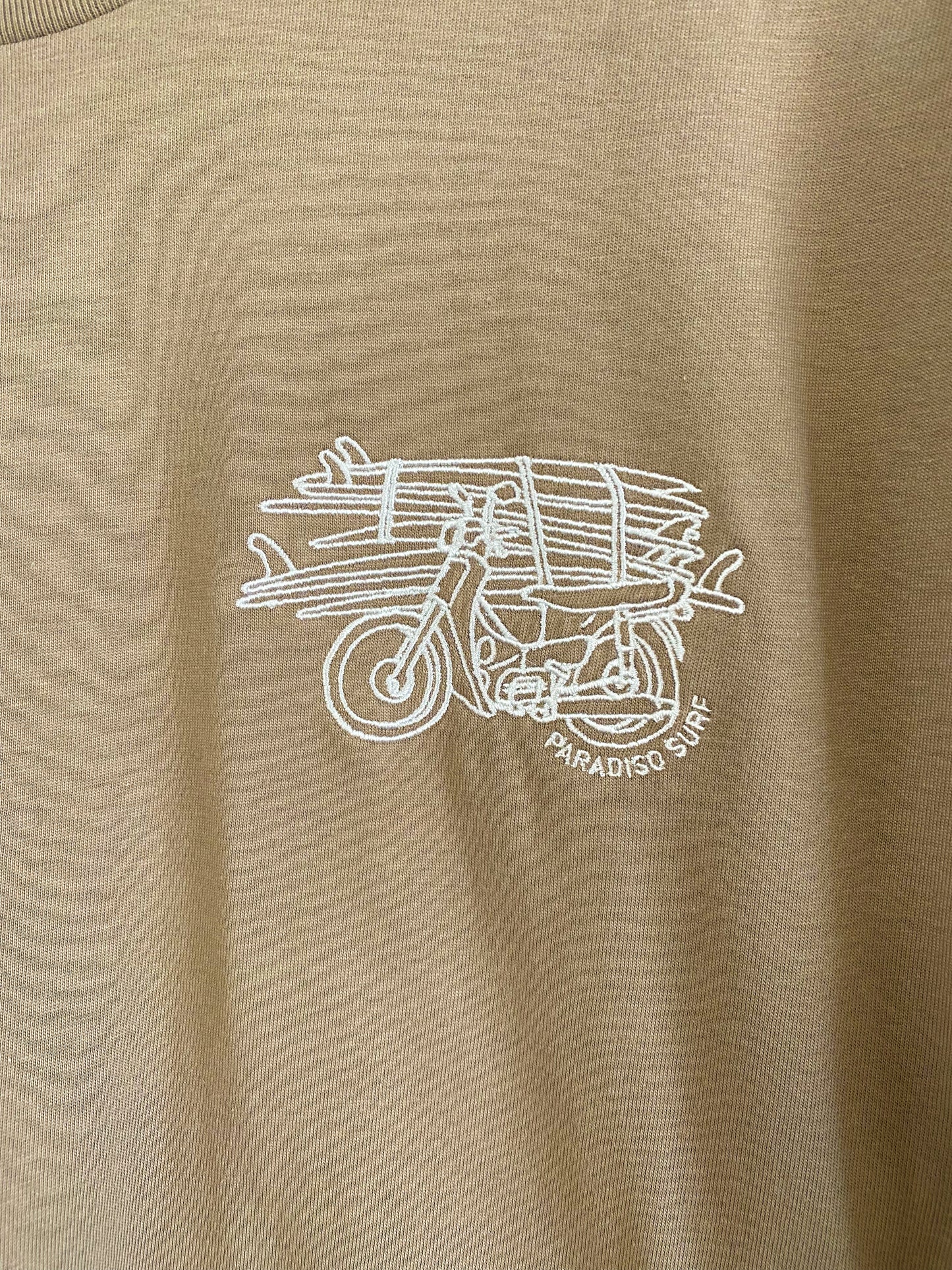 Embroidered Moped Tee